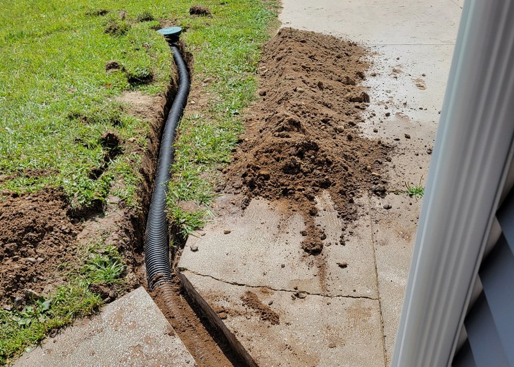 crawl space drain system