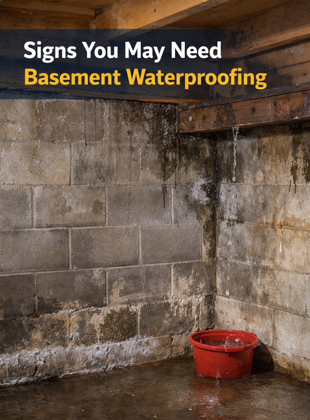signs you may need basement waterproofing
