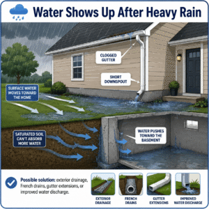 water damage prevention after heavy rain