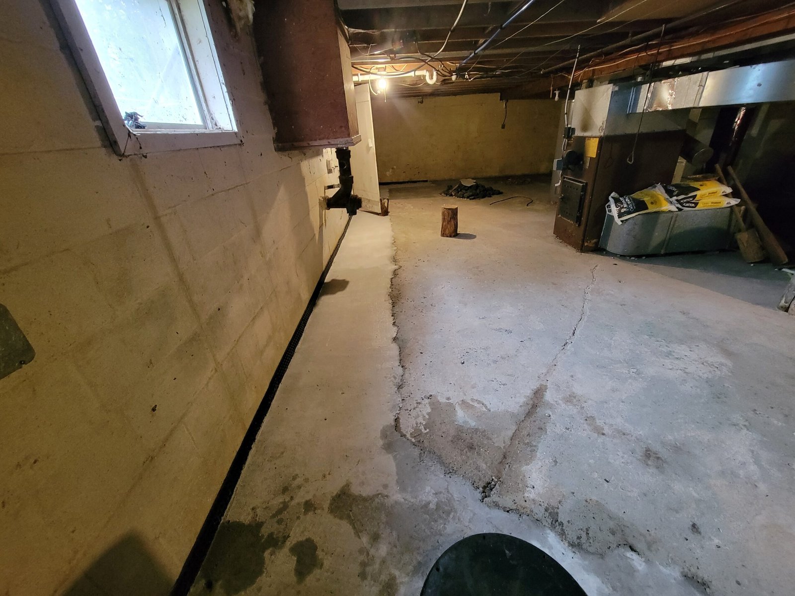 interior drainaage system