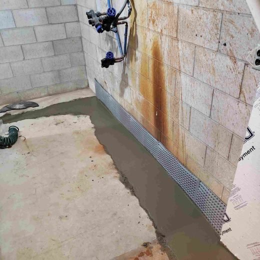 basement drainage system