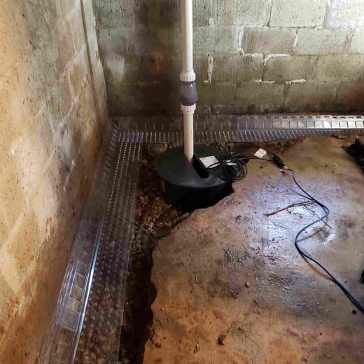 professional sump pump installation