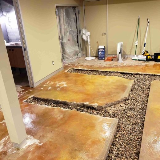 interior drainage system