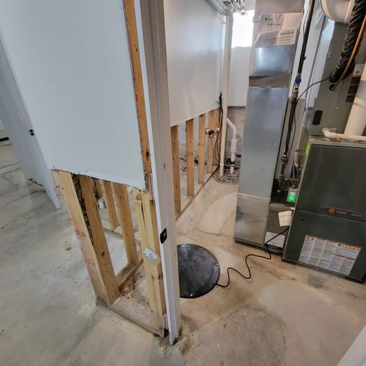 interior drainage system